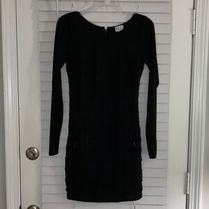 Tracy Reese Elegant Black Long Sleeve Dress